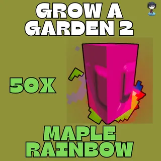 50x maple rainbow