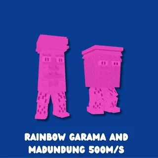 Rainbow Garama and Madundung 500m/s