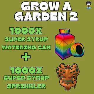 1000x super syrup sprinkler + 1000x super syrup watering