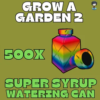 500x super syrup watering can