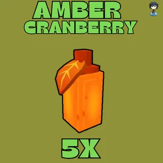 Amber cranberry