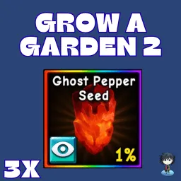 3x Ghost pepper seed