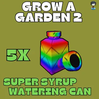 5x super syrup watering can ( FALL WORLD ) 