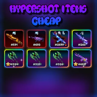 Hypershot Weapons for offer!