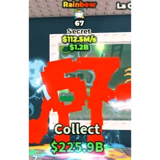 67 112.5M/S steal a brainrot