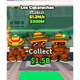 LOS CUCARACHAS 1.2M/S STEAL A BRAINROT