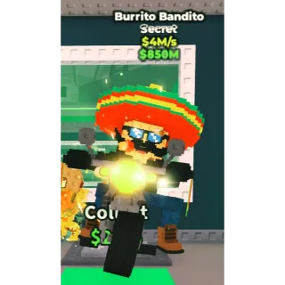 BURRITO BANDITO 4M/S STEAL A BRAINROT-FAST DELIVERY