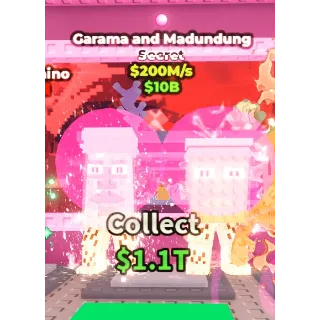 GARAMA AND MADUNDUNG 200M/S - STEAL A BRAINROT - FAST DELIVERY