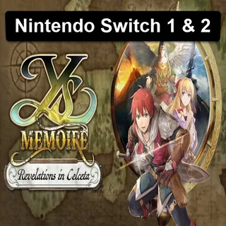Ys Memoire: Revelations in Celceta - Nintendo Switch 1 & 2 code - Instant Delivery