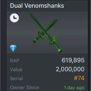 Limited Dualvenomshanks