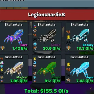 Skullantula Bundle X6