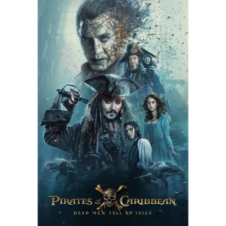 Pirates of the Caribbean: Dead Men Tell No Tales FULL CODE MA, ITUNES, GOOGLE, VUDU