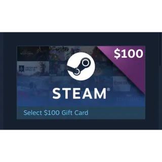$100.00 USD Steam