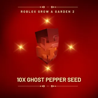 10x Ghost Pepper Seed I Grow a Garden 2 