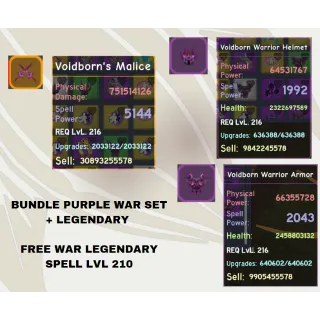 Purple Voidborn War Set Bundle