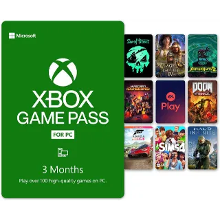 PC Gamepass 3 Months
