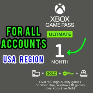 Xbox Game Pass Ultimate 1 Month - Non Stackable