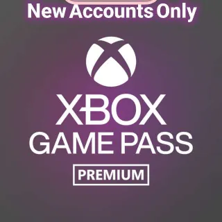 Xbox Gamepass Premium 1 Month (New Accounts Only)