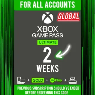 Gamepass Ultimate 2 Weeks