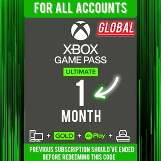 Gamepass Ultimate 1 Month GLOBAL
