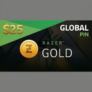 ⚡ FAST RELEASE ⚡ Razer Gold $25 USD | Global PIN 