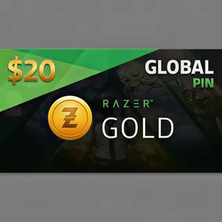 ⚡ FAST RELEASE ⚡ Razer Gold $20 USD | Global PIN 