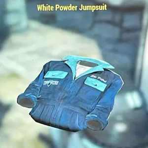 white powder jumpsuit