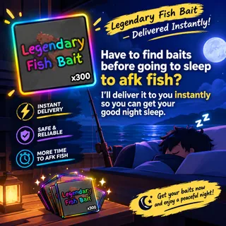 x100 Legendary Fish Bait (Leg Bait)
