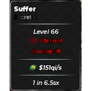 151 qi / s (1 in 6.5 sx) Money Maker 🔥🔥🔥