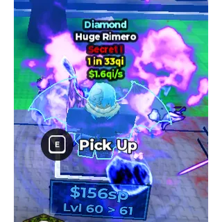 1 in 33 qi 1.6 qi/s Huge Rimero
