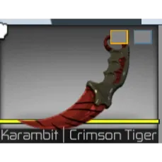 Counter Blox  1X Karambit Crimson Tiger