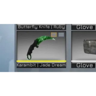 Counter Blox Karambit 1X Jade Dream.