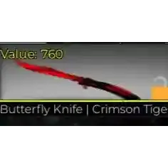 Counter Blox  1X Butterfly Crimson Tiger