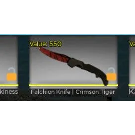 Counter Blox  1X Falchion Crimson Tiger