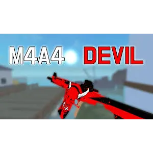 Counter Blox Startrak M4A4 Devil (0 Kills)