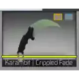 Counter Blox  1X Karambit Crippled Fade