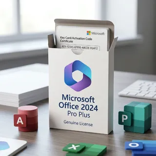Microsoft Office 2024 Pro Plus Lifetime License Key Card – Instant Digital Activation