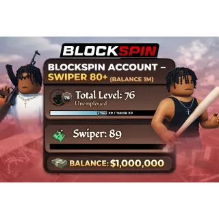 BLOCKSPIN ACCOUNT – READY TO PLAY (1-1.2)