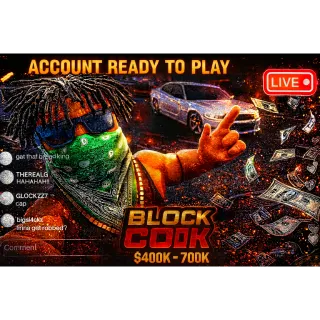 BLOCKSPIN ACCOUNT – READY TO PLAY (400K-700K)