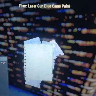 Laser Gun Blue Camo