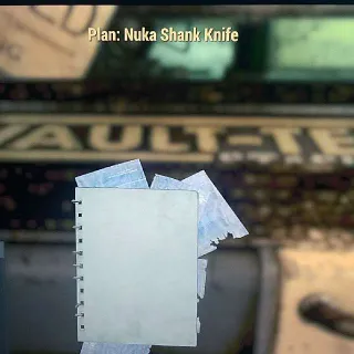 Nuka Shank Knife Plan