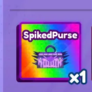 Spiked purse