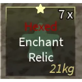 1x hexed enchant relic