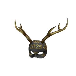 Golden Antlers Mask + $10 CREDIT