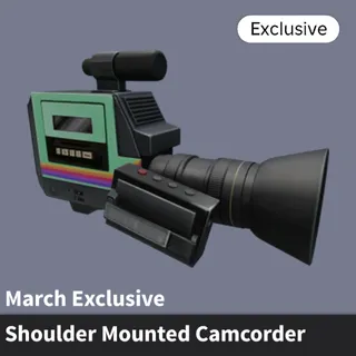 Shoulder Mounted Camcorder + $6 CREDIT