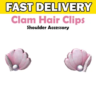 Clam Hair Clips Toy Code Avatar Adopt Me - Delivered in 1hr - 24hr