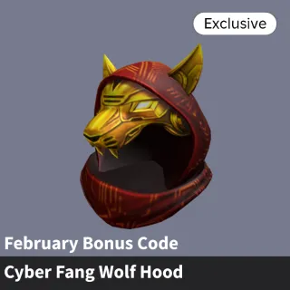 Cyber Fang Wolf Hood Bonus Code