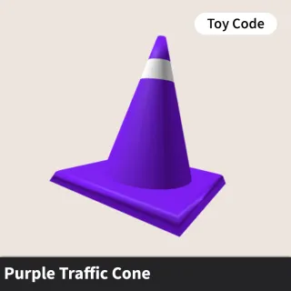 Purple Traffic Cone Toy Code
