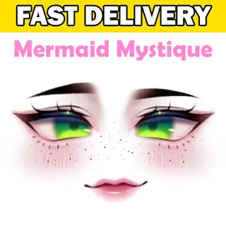 Mermaid Mystique Toy Face Code Avatar - Delivered in 1hr - 32hr