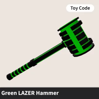 Green LAZER Hammer Chaser Toy Code